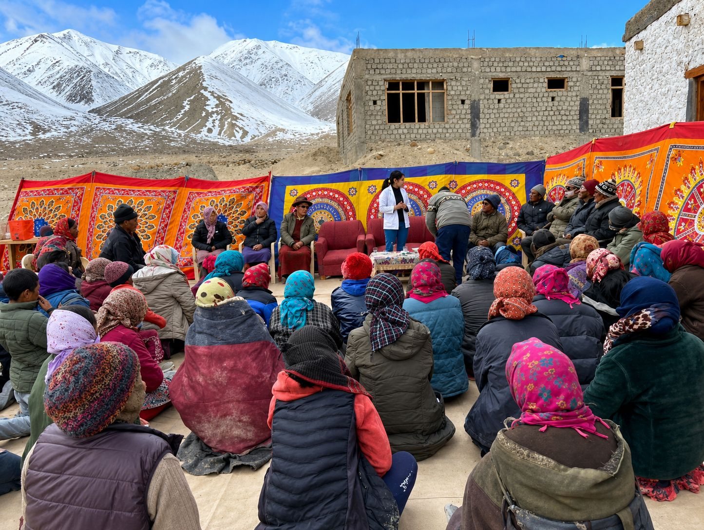 SEEHWA field consultation with Ladakh community members