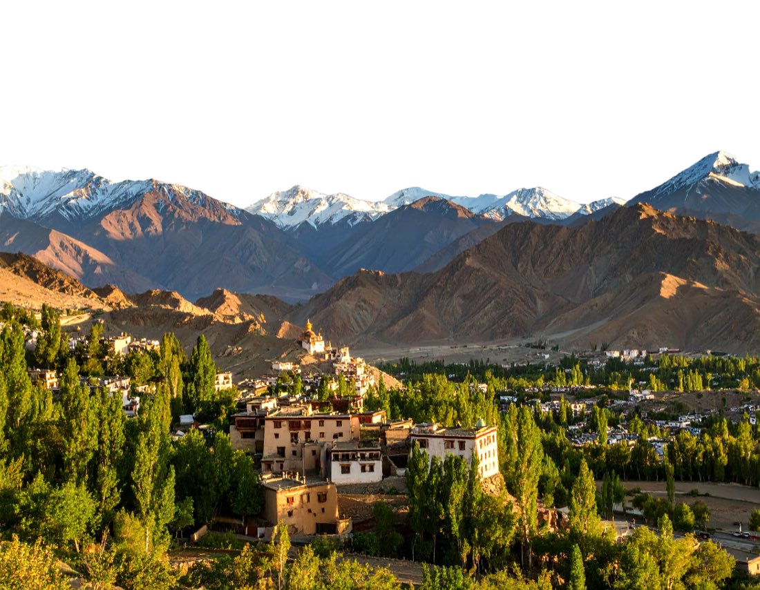 High-altitude Ladakh valley landscape
